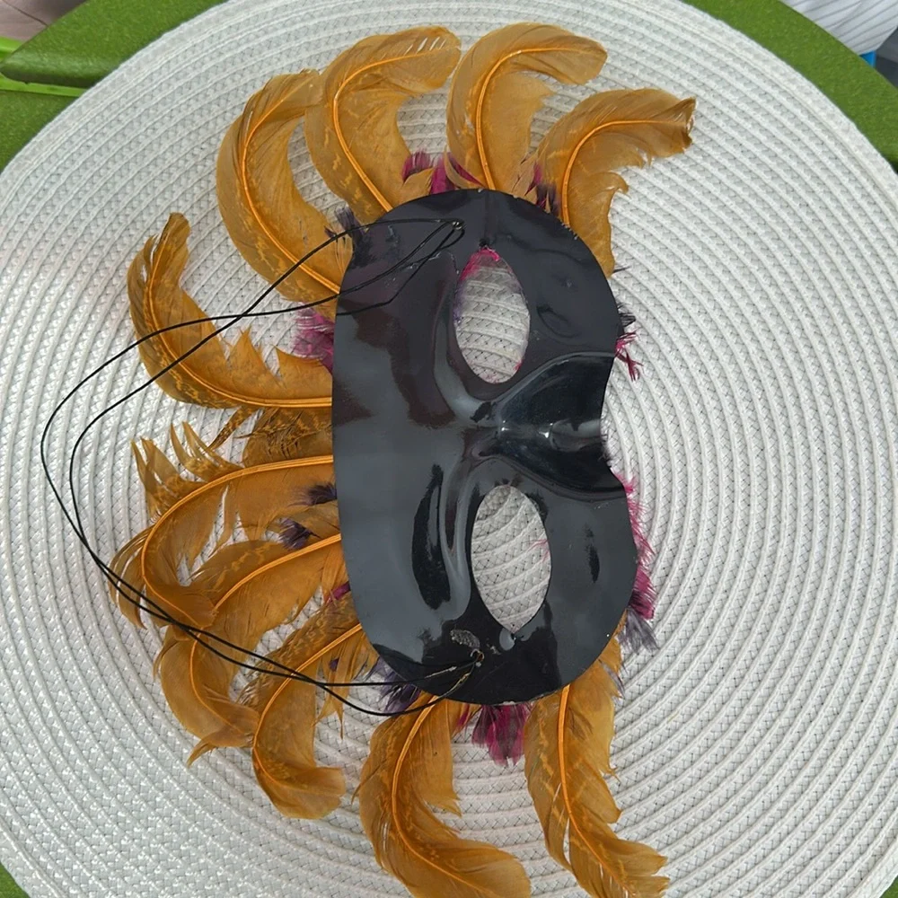 Feathered Masquerade Mask